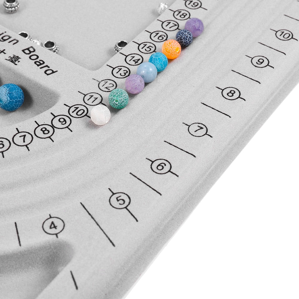 Wooden Bead Boards for Jewelry Making Bracelet Measurement Board DIY Design