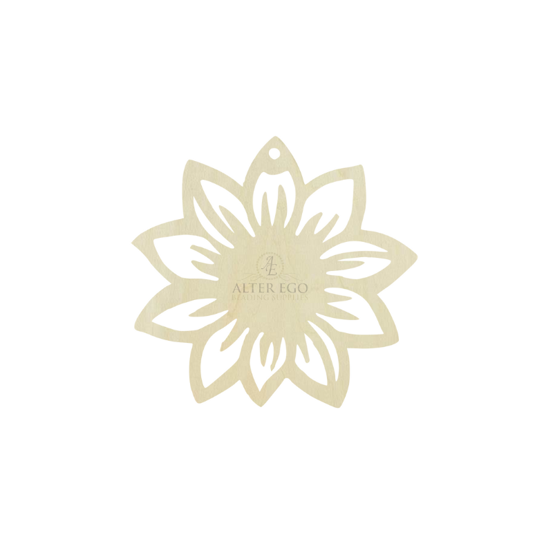 Sunflower Wood Blanks | 1 pair or 5 pair | BULK | With or without holes | Unfinished Wood Laser Cutout | Dangle Earring Jewelry Blanks Shape