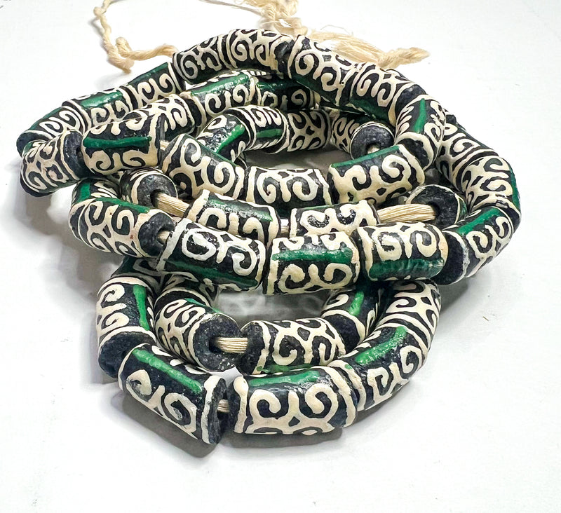 African Glass Beads | Humility and Strength | Multiple Colors | DIY Jewelry Supplies | Dwennimmen Glass Beads | African Recycled Glass Beads