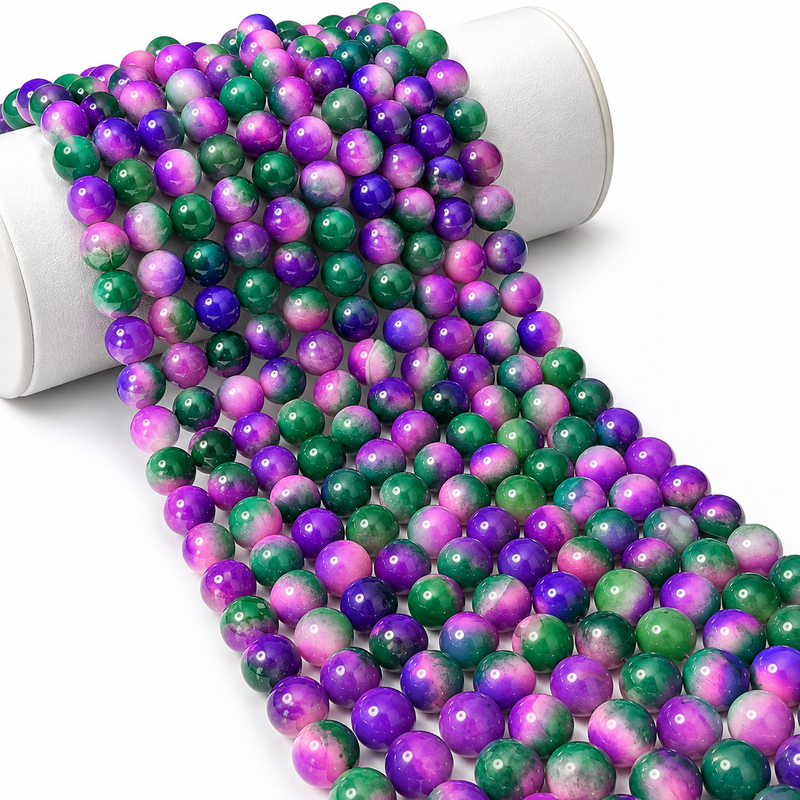 10mm Smooth Fire Agate Gemstone Beads – 15” Strand (Approx. 38 Beads) - One Strand