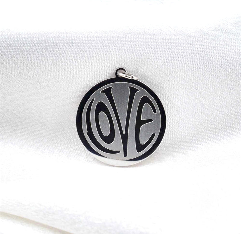 30mm Stainless Steel Charms | Love Charms | Silver Gold Stainless Steel | DIY Jewelry Designs | 1 Charm