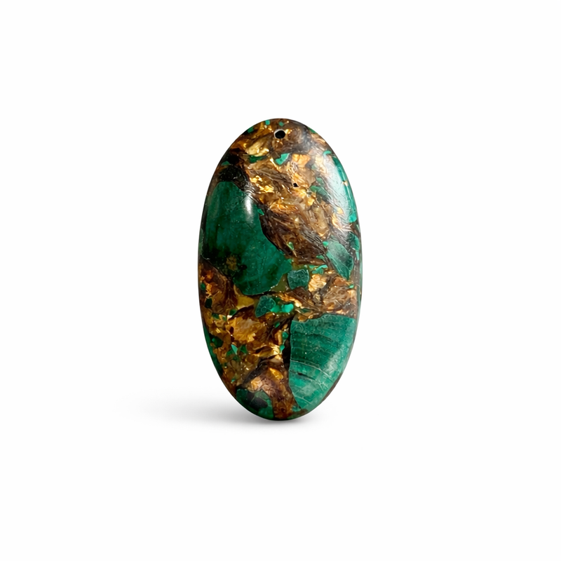 30x60mm Sea Sediment Jasper & Bronzite Pendants – Oval, Coffin, Rectangle & Diamond Shapes – Statement Gemstone Focals- Top Drilled Pendants