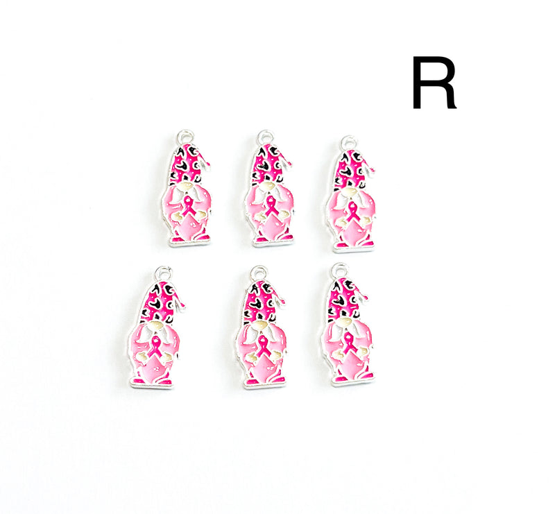 Alloy Breast Cancer Awareness Charm |Pink Ribbon Pendant | Alloy Hope Charms |Charm for Jewelry Making | 1 Piece