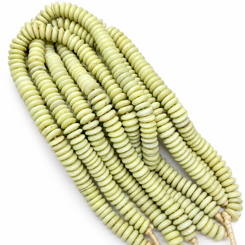 14mm Ashanti Glass Saucer Beads | 120 Pcs - African Spacer Beads | Fair Trade Beads | African Beads | DIY Jewelry Designs