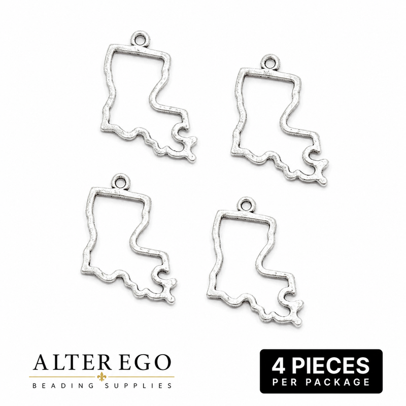 47mm Louisiana State Charms