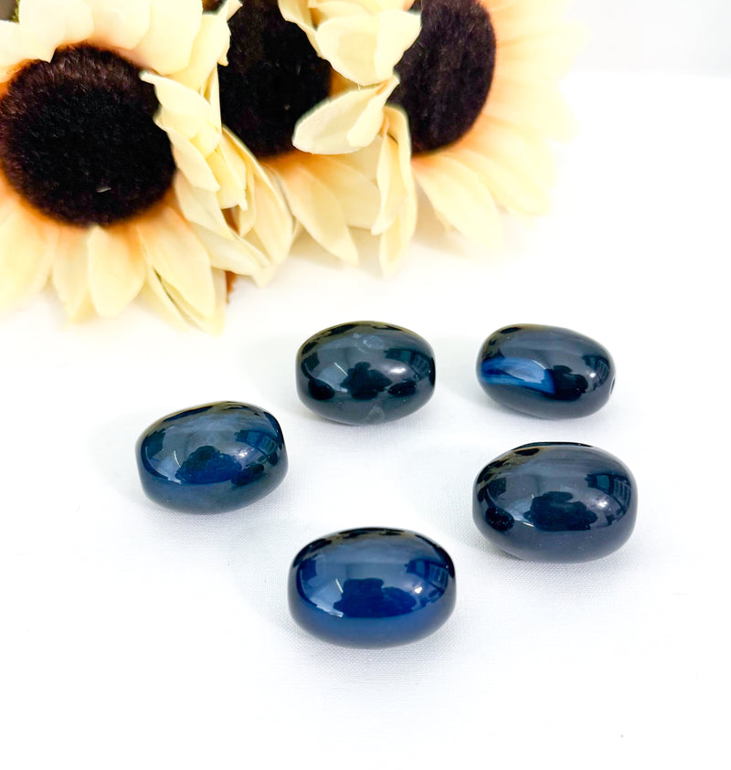 19x30mm Agate Gemstone Focal Beads | Smooth Agate Barrel Beads | DIY Jewelry Designs | 1 Piece