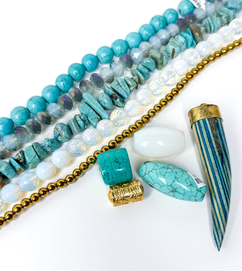 The Magnesite Bundle | Gemstone Bead Bundle | DIY Jewelry Designs