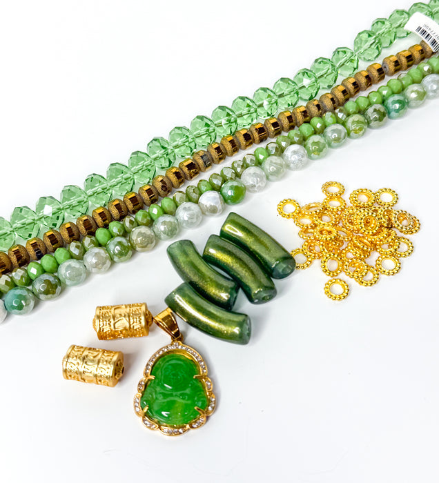 The Green Bundle | Gemstone Bead Bundle | DIY Jewelry Designs