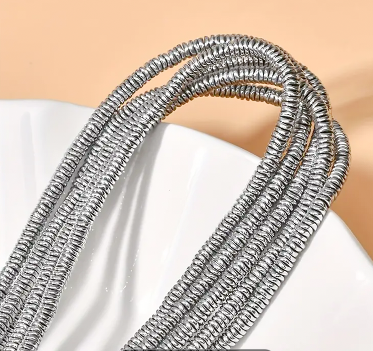 1x4mm Wavy Hematite Spacer Beads | Wavy Hematite | DIY Jewelry Designs