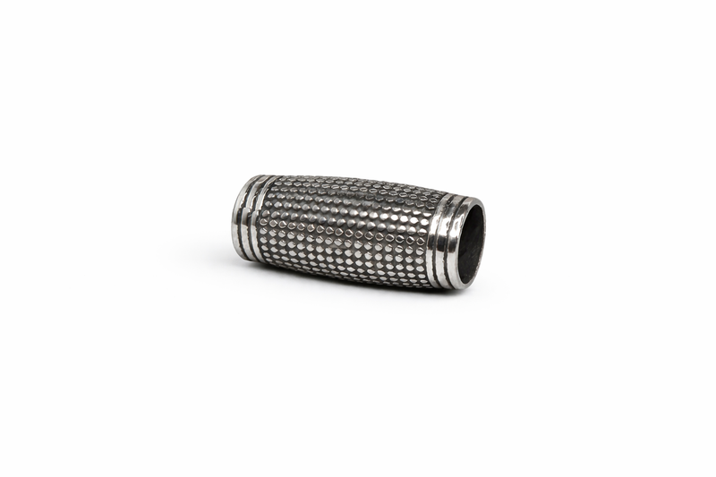304 Stainless Steel Beads | 24x12mm Gold & Silver Stainless Steel Column Beads | Choose 1 or 2 beads