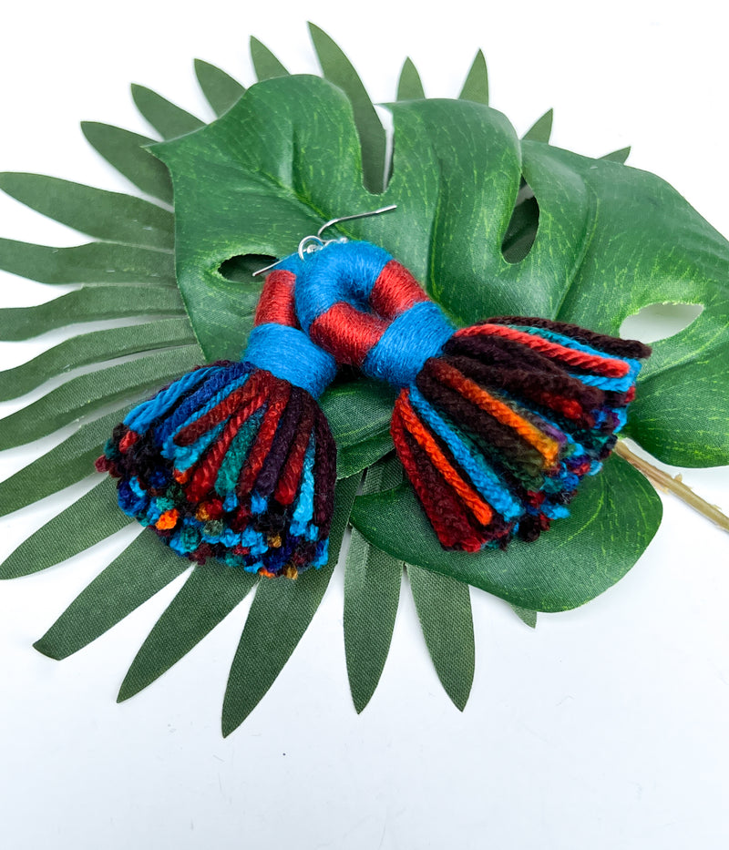 Turquoise Multicolored Earrings