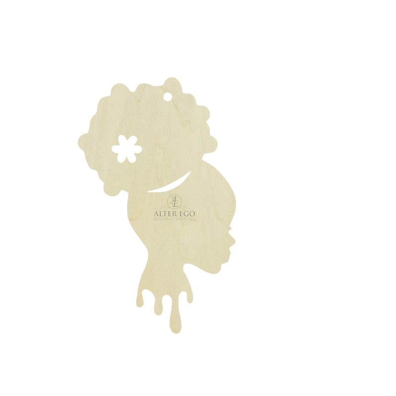 Natural Drip Wood Earring Blanks #2 | 1 pair or 5 pair | BULK | With or without holes | Unfinished Wood Laser Cutout | Dangle Earring Jewelry Blanks Shape