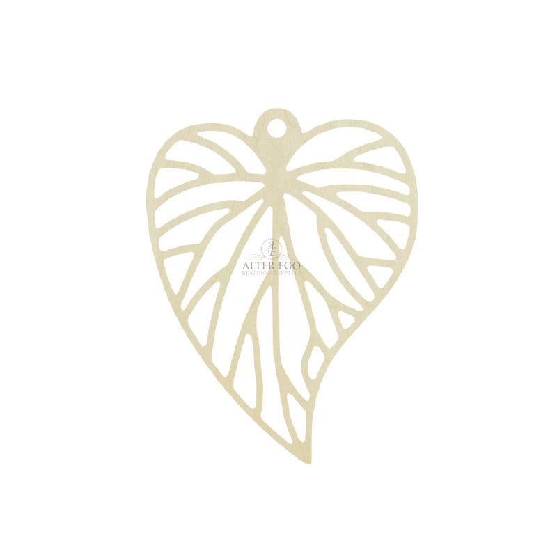 Rooted Heart Wood Blanks | 1 pair or 5 pair | BULK | With or without holes | Unfinished Wood Laser Cutout | Dangle Earring Jewelry Blanks Shape