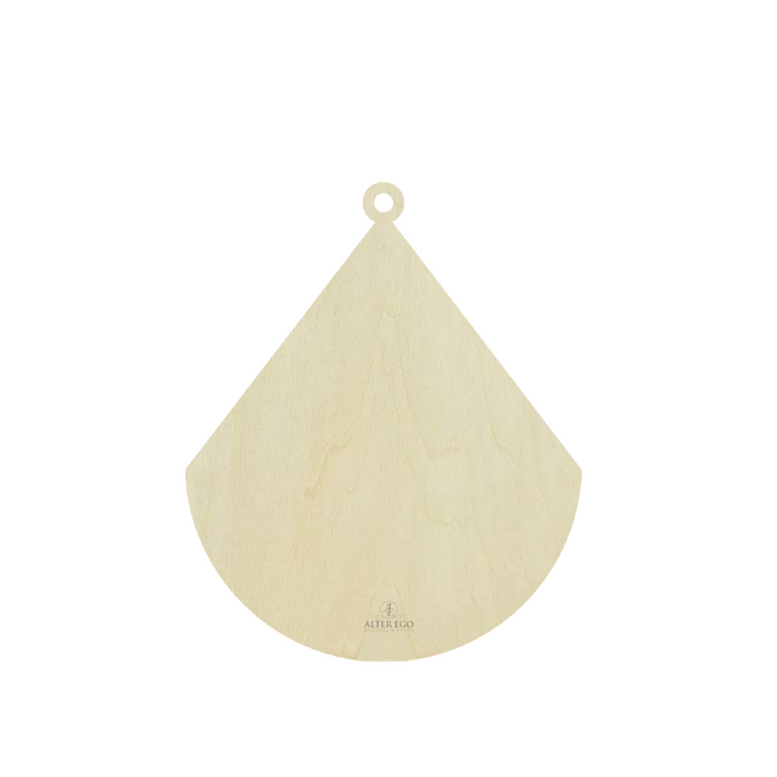 Solid Bell Wood Blanks | 1 pair or 5 pair | BULK | With or without holes | Unfinished Wood Laser Cutout | Dangle Earring Jewelry Blanks Shape