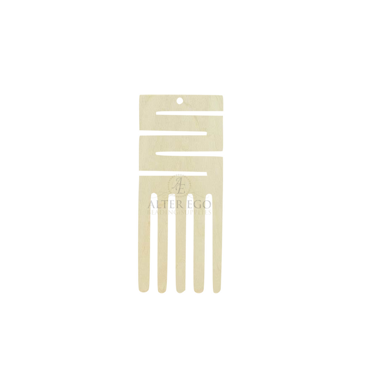 Nkyinkyim Fringe Wood Blanks | 1 pair or 5 pair | BULK | With or without holes | Unfinished Wood Laser Cutout | Dangle Earring Jewelry Blanks Shape