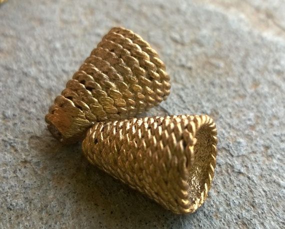 18mm African Brass Bead Caps | Brass Bead Caps | DIY Jewelry Designs | 2Pcs