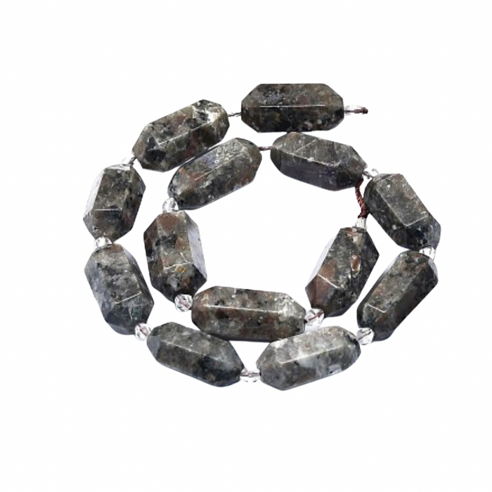 27-30mm Yooperlite Gemstone Focal Beads | Natural Yooperlite Stone Beads | Prism Cut Double Point | 1 piece