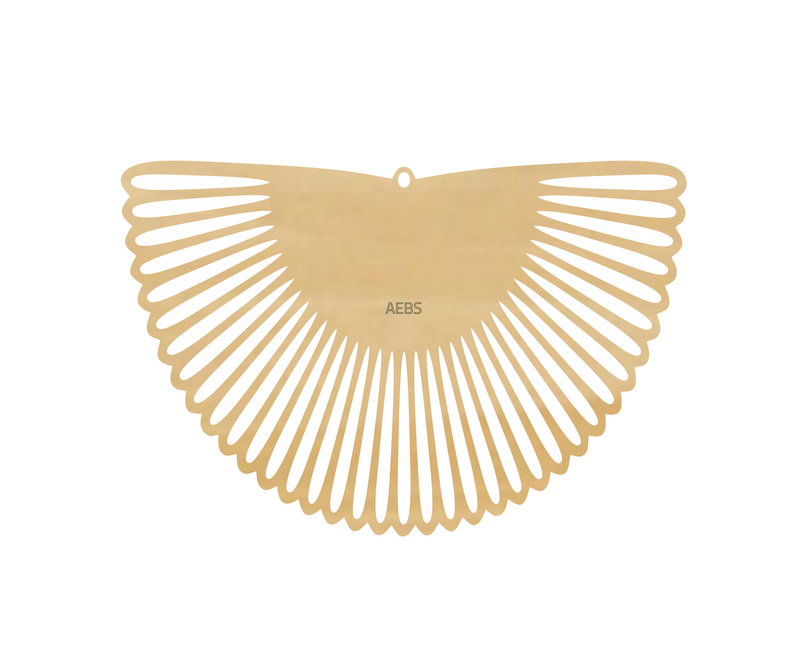 Fringe Fan Wood Blanks | 1 pair or 5 pair | BULK | With or without holes | Unfinished Wood Laser Cutout | Dangle Earring Jewelry Blanks Shape