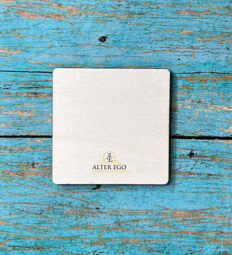 Solid Wood Square with Round Corners | 1 pair or 5 pair | BULK | With or without holes | Unfinished Wood Laser Cutout | Dangle Earring Jewelry Blanks Shape