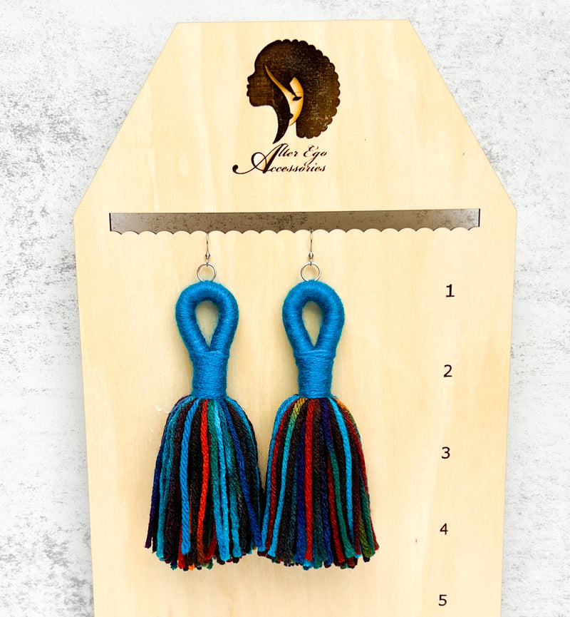 Turquoise Multicolored Earrings