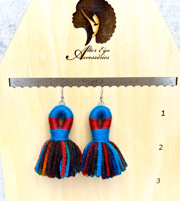 Turquoise Multicolored Earrings