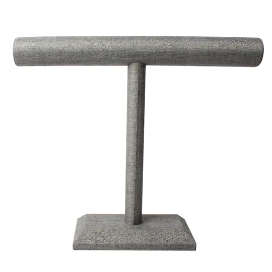 Dark Gray Fabric Bracelet Bar Stand