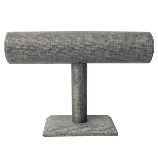 Dark Gray Fabric Bracelet Bar Stand