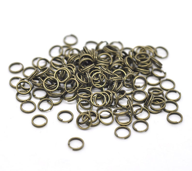 6mm Split rings 100 per pk