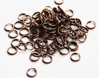 6mm Split rings 100 per pk