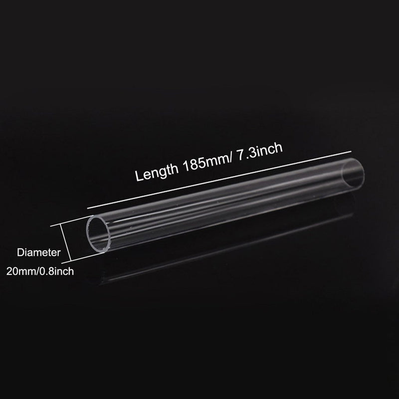 Hollow Clear Acrylic Rolling Pin | Clay Rolling Pins | Round Acrylic Rolling Stick for DIY Art Craft Shaping | Smoothing | Sculpting | 7.3 inches