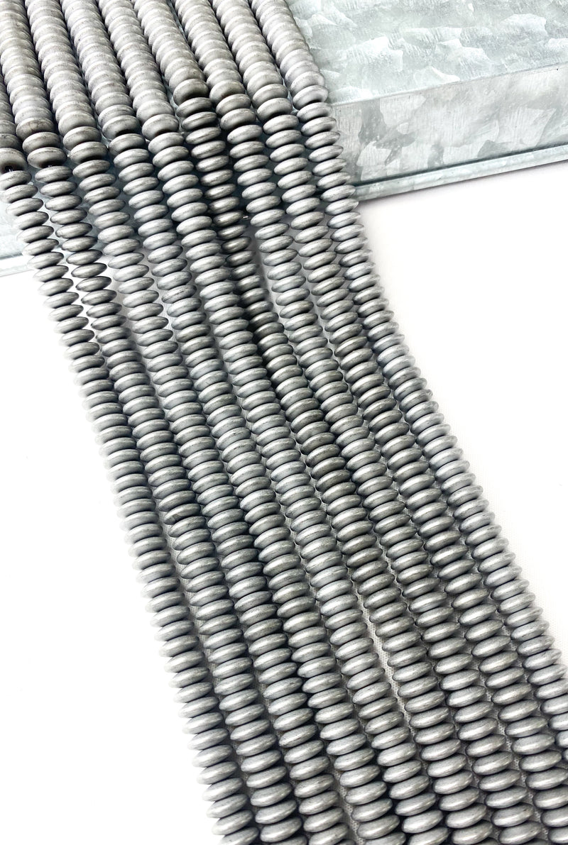 8mm Smooth Matte Hematite