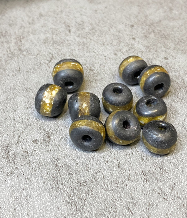 12x13mm African Kente Beads