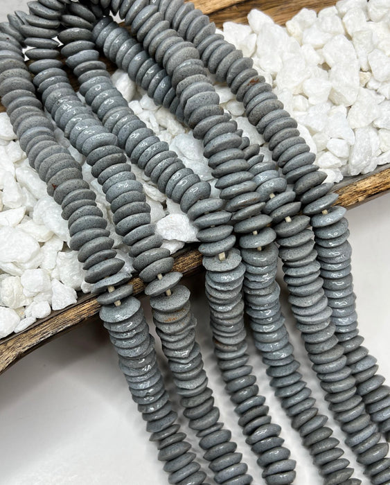 14mm Ashanti Glass Saucer Beads | 120 Pcs - African Spacer Beads | Fair Trade Beads | African Beads | DIY Jewelry Designs