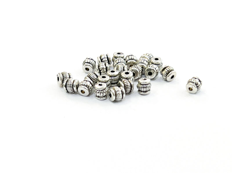 5x5mm Tibetan Silver Metal Spacers
