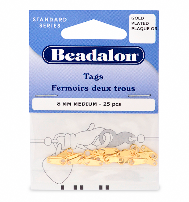8mm Beadalon Tags