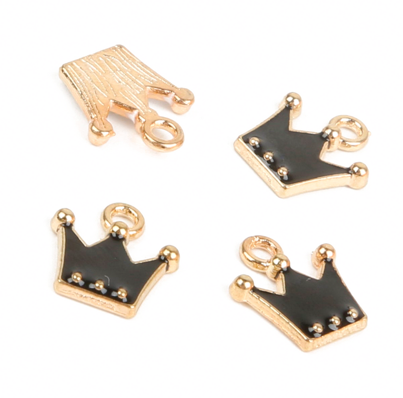 12mm Crown Charms