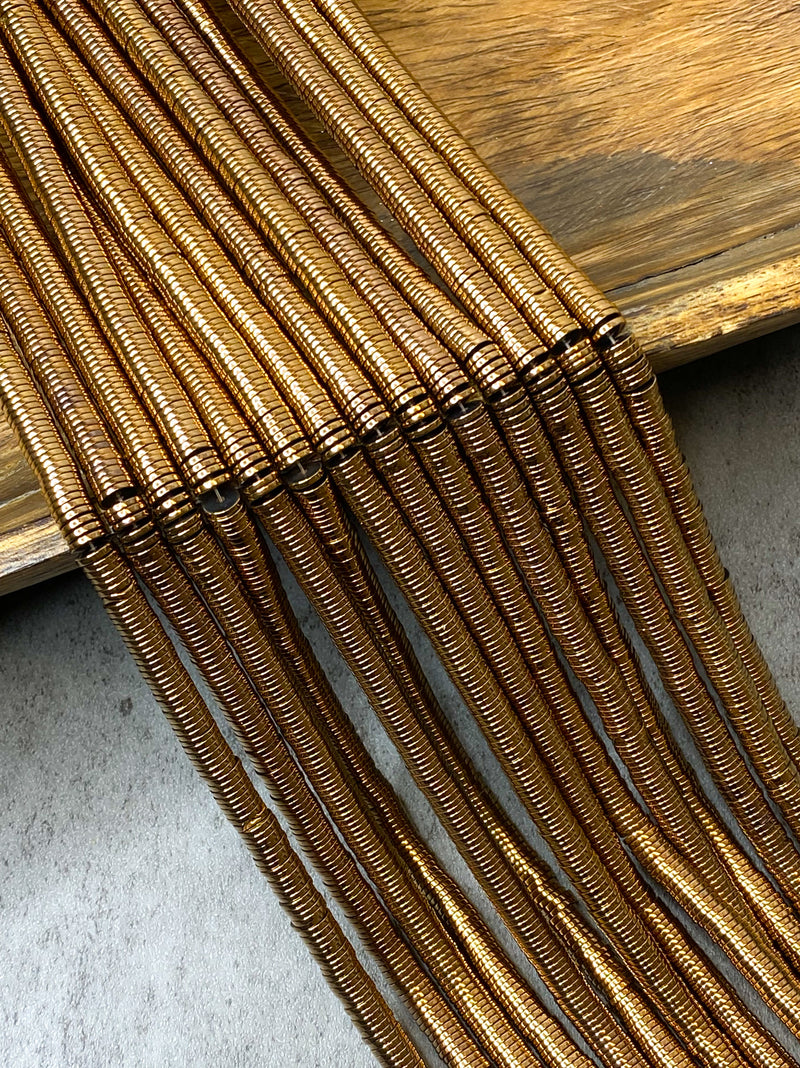 6mm Hematite Heishi beads