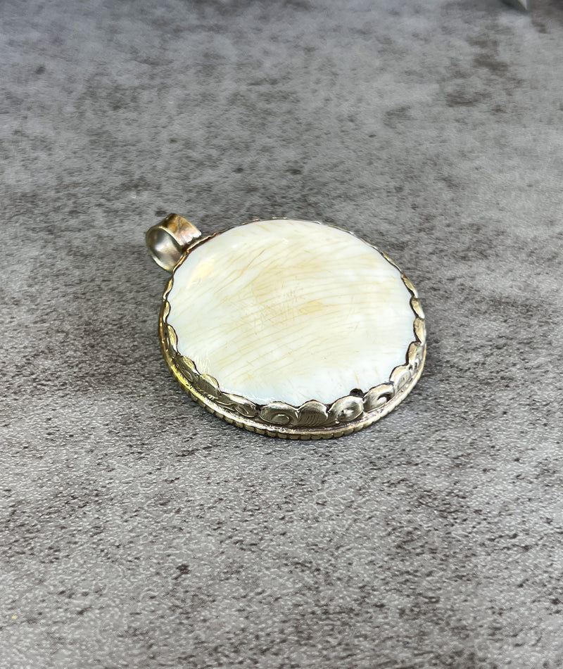 Tibetan Style Bone Pendant