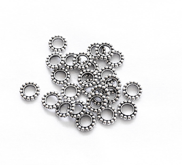 Large Hole Daisy Spacer Daisy Spacer Beads Daisy Spacers Daisy