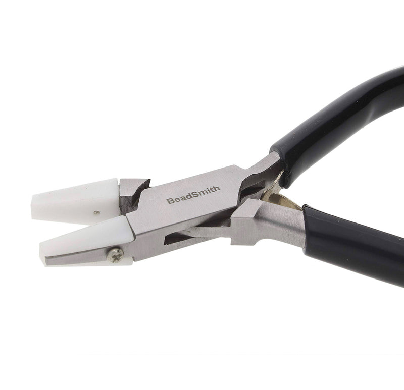 Bead Smith Double Nylon Jaw Flat Nose Pliers |Double Nylon Jaw Chain Nose Pliers |DIY Jewelry Making | Jewelry Making Tools