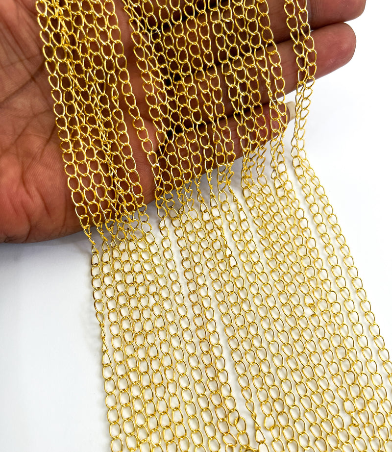 24” 24K Plated Gold Chain