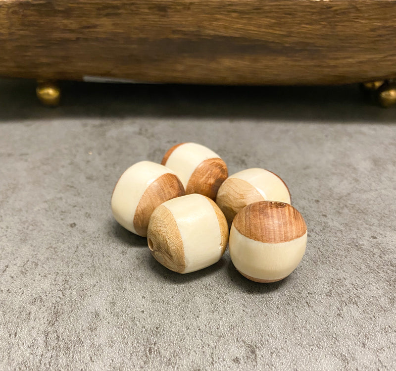 Inlay Bone and Wood Beads