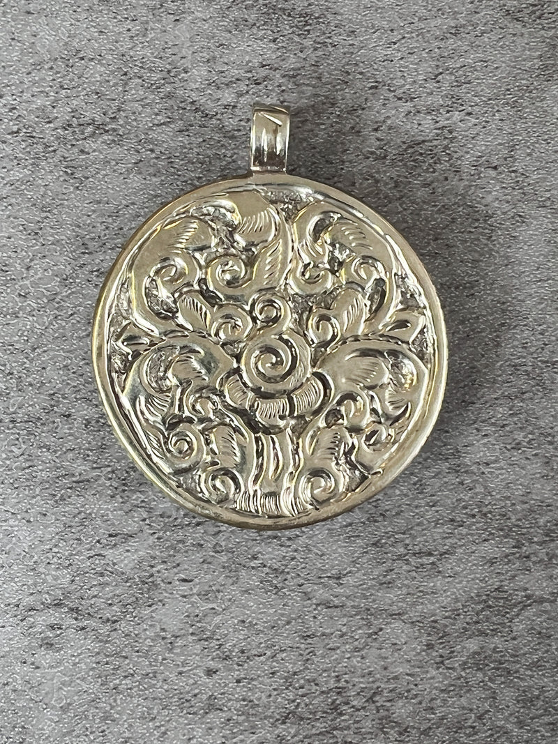 Tibetan Style Bone Pendant