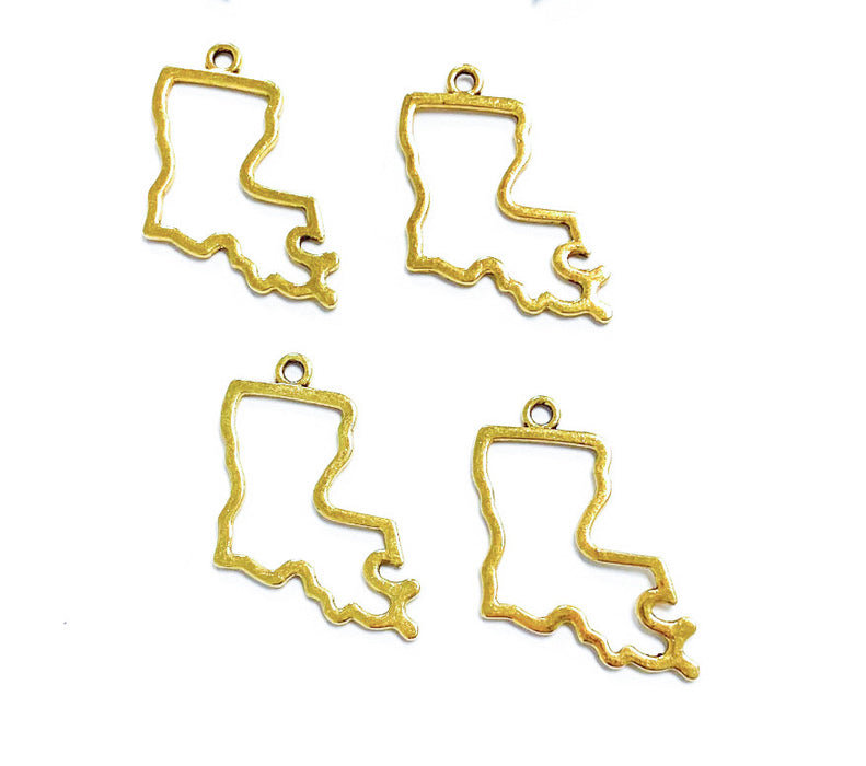 47mm Louisiana State Charms
