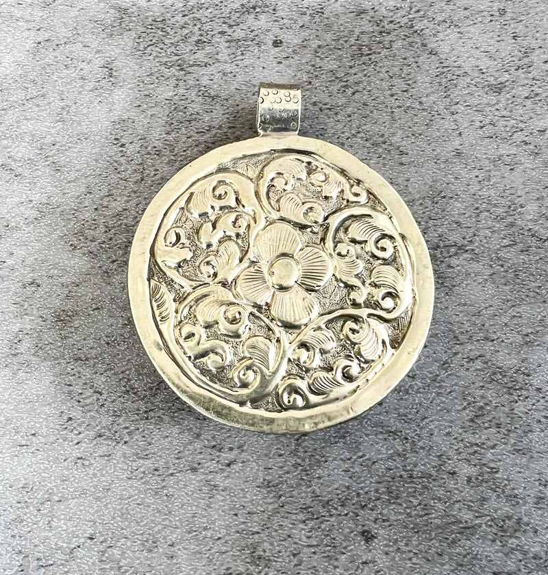 Tibetan Style Bone Pendant