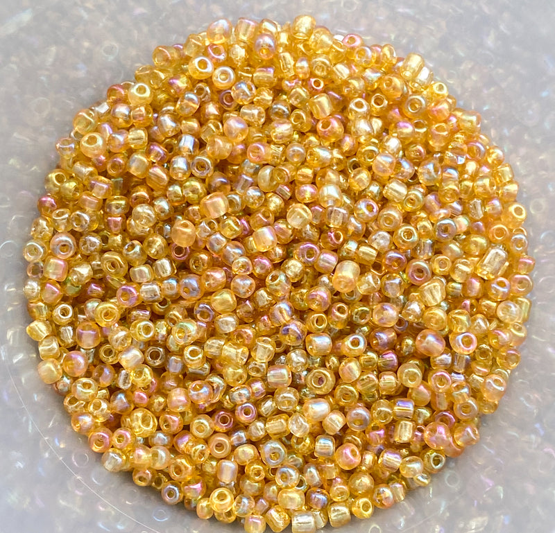 6/0 Translucent Gold Rainbow