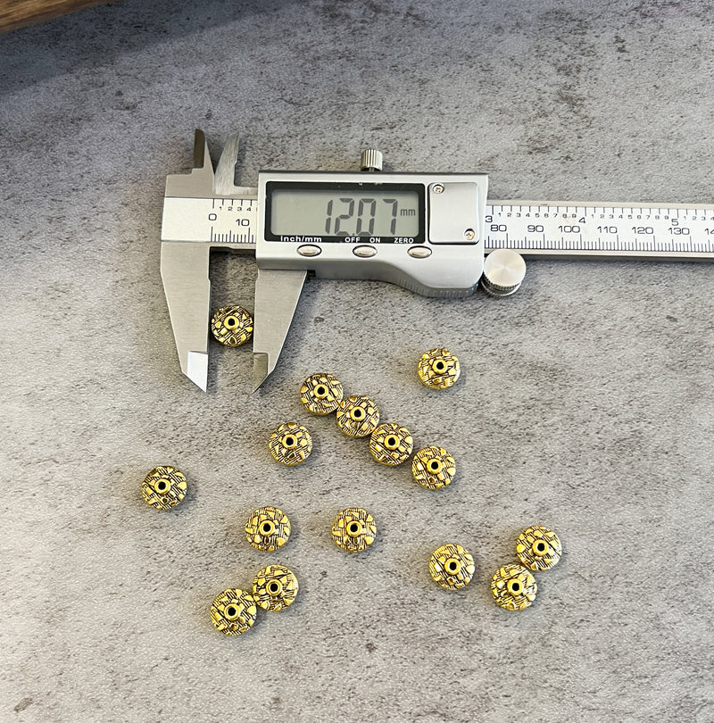 6x12mm Pewter Spacers