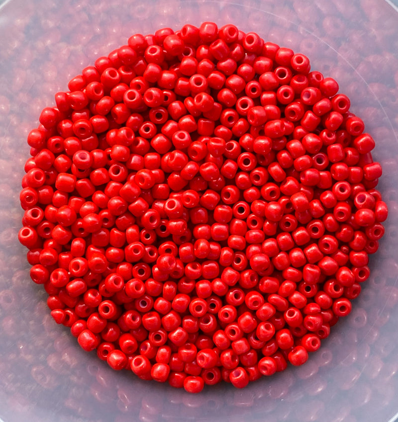 6/0 Opaque Bright Red