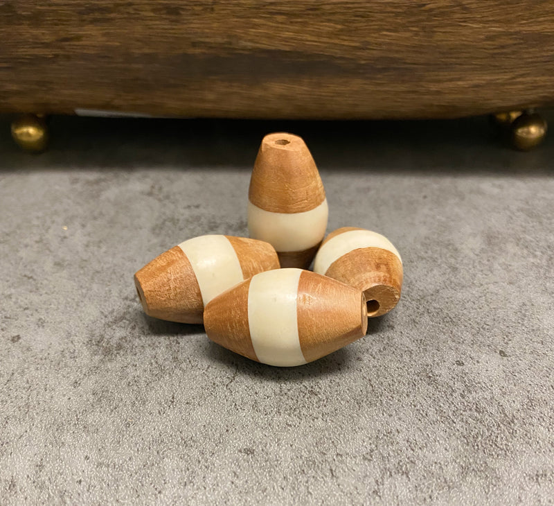 Inlay Bone and Wood Beads