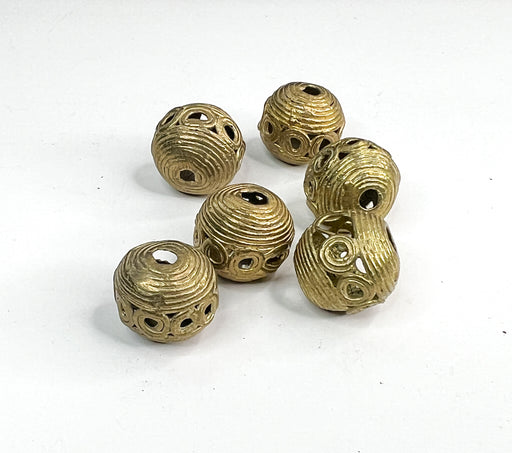 17x21mm African Brass Beads